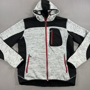 Blaklader Jacket Gray Hoodie Full Zip Workwear Pocket Technical Women's Large